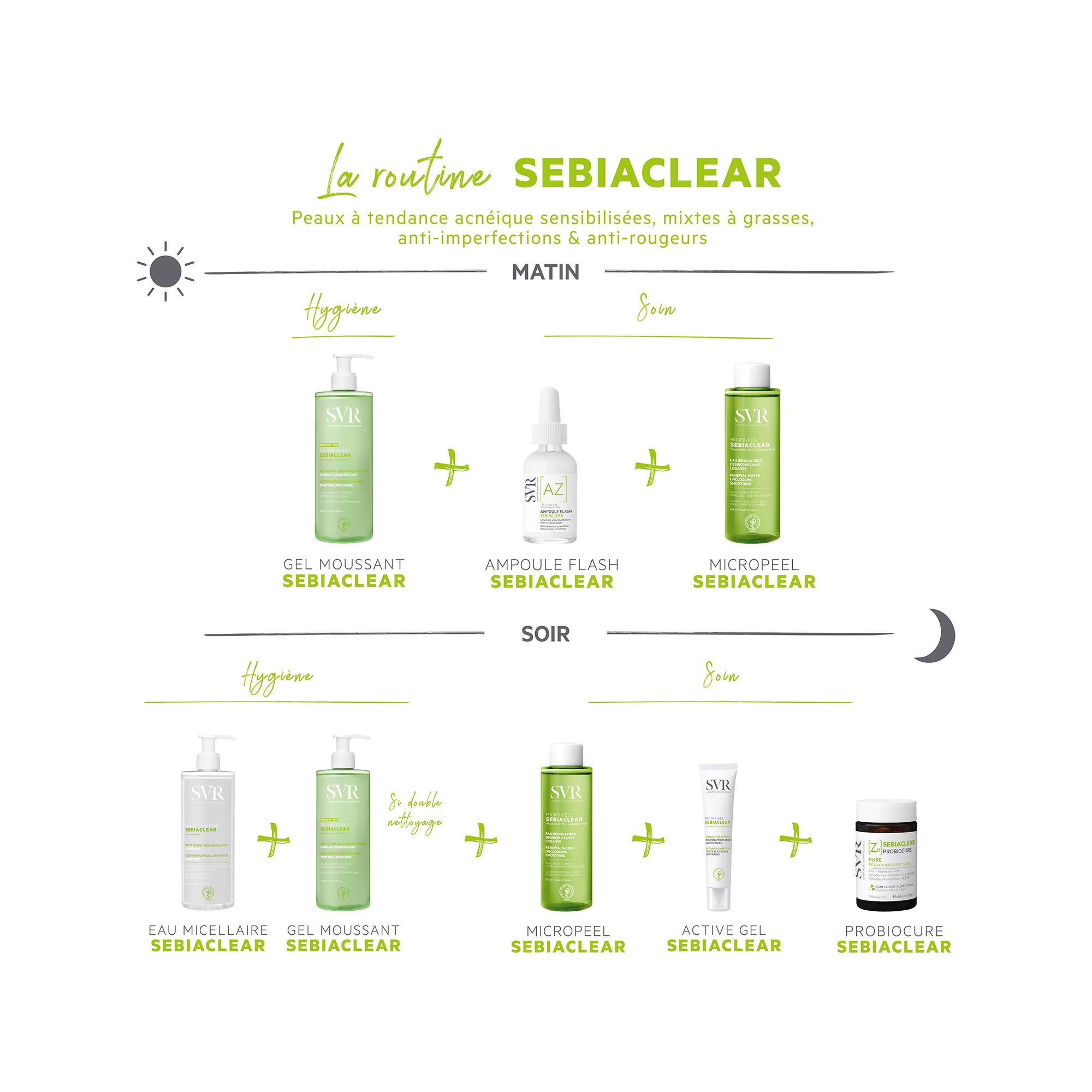 Laboratoire SVR  Sebiaclear Active Gel 
