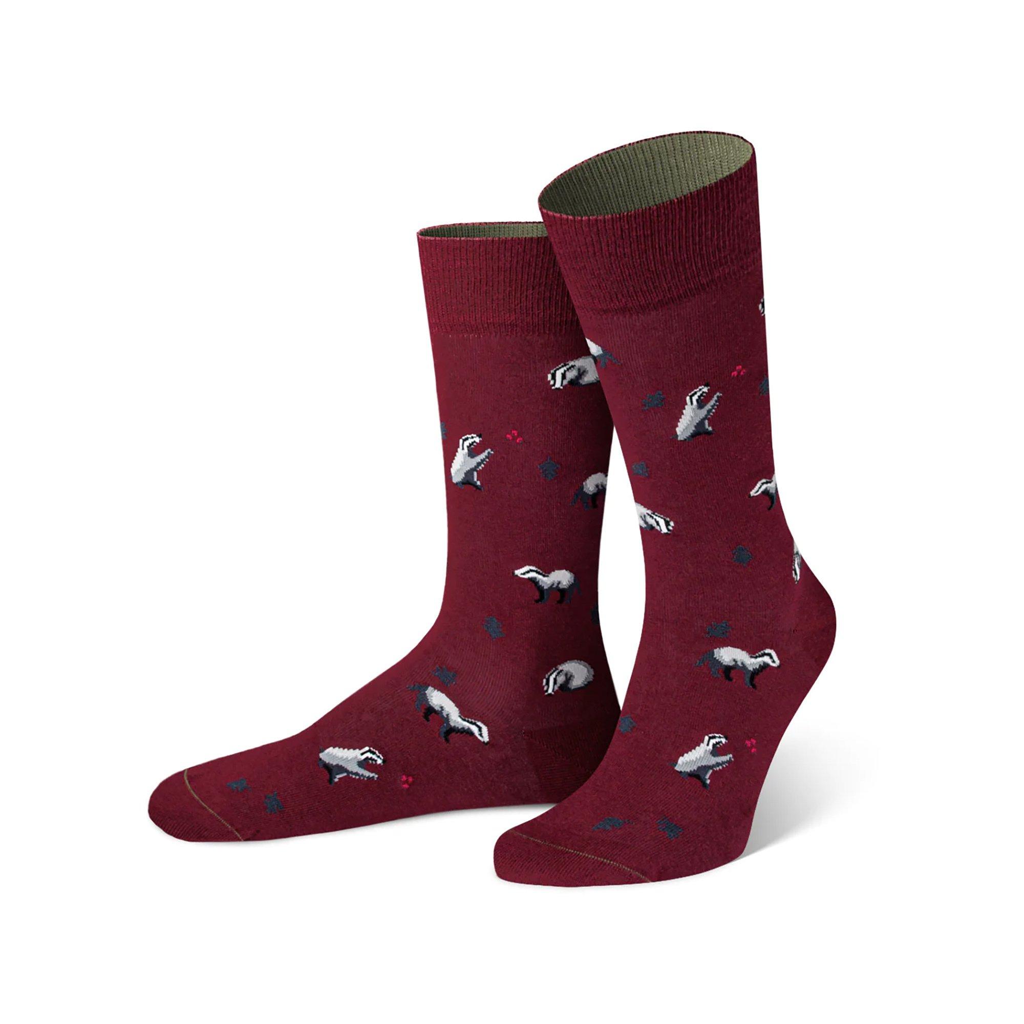 Image of Socken Damen Bordeaux 35-38