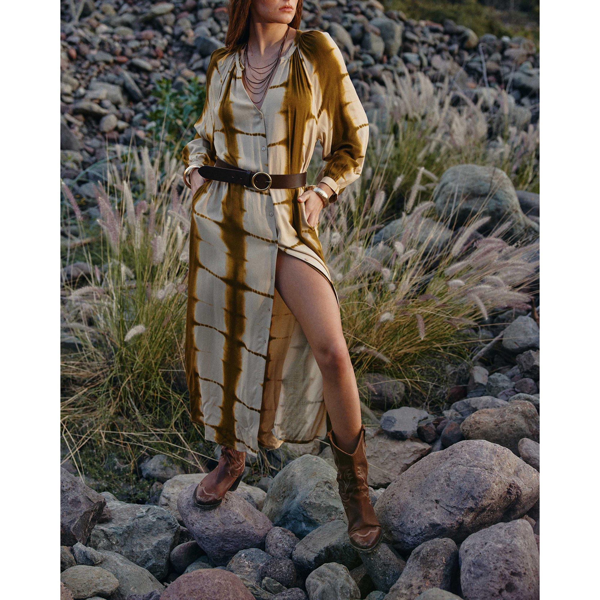 Image of Kleid Damen Zweifarbig 38