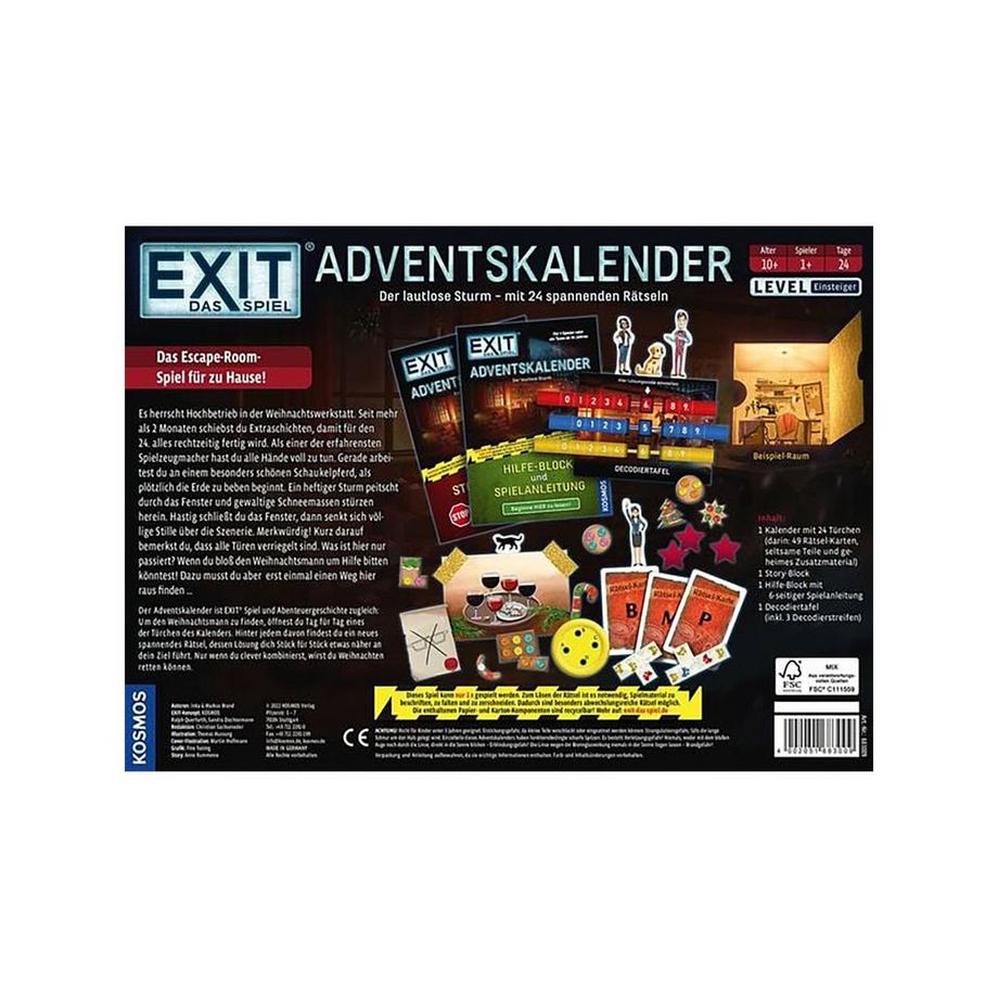 Kosmos  Exit Das Spiel - Adventskalender, Allmand 
