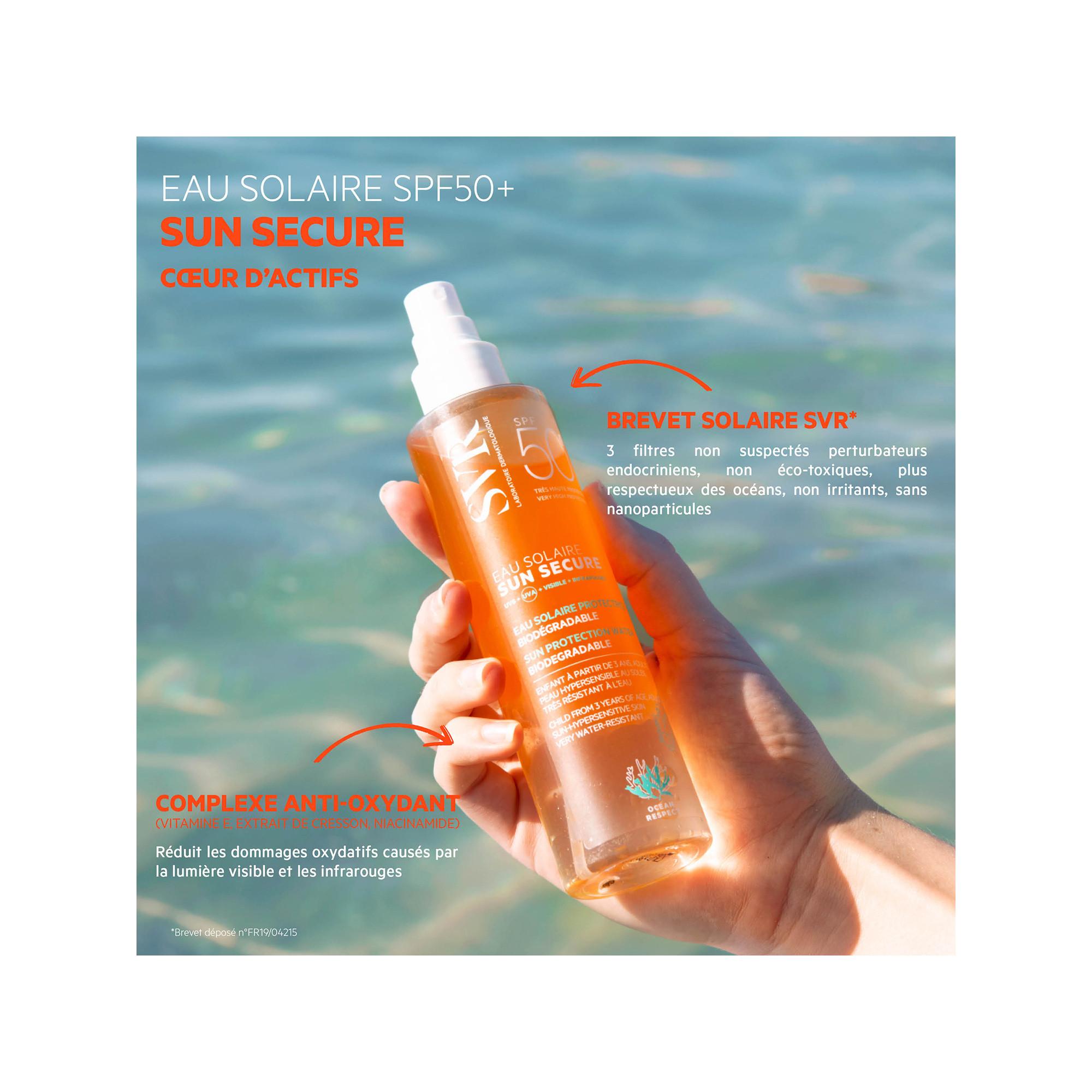 SVR 

  SUN Secure Eau Solaire SPF50+ 