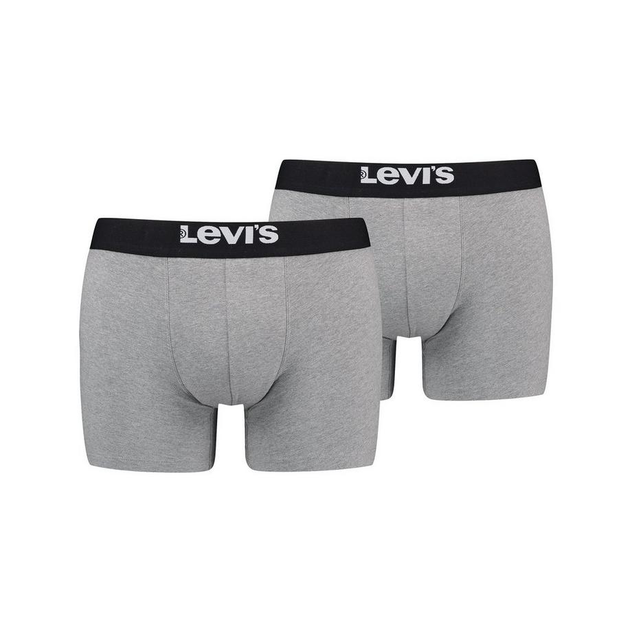 Levi's® Solid Basic Boxer Brief Coton Biologique Lot de deux  