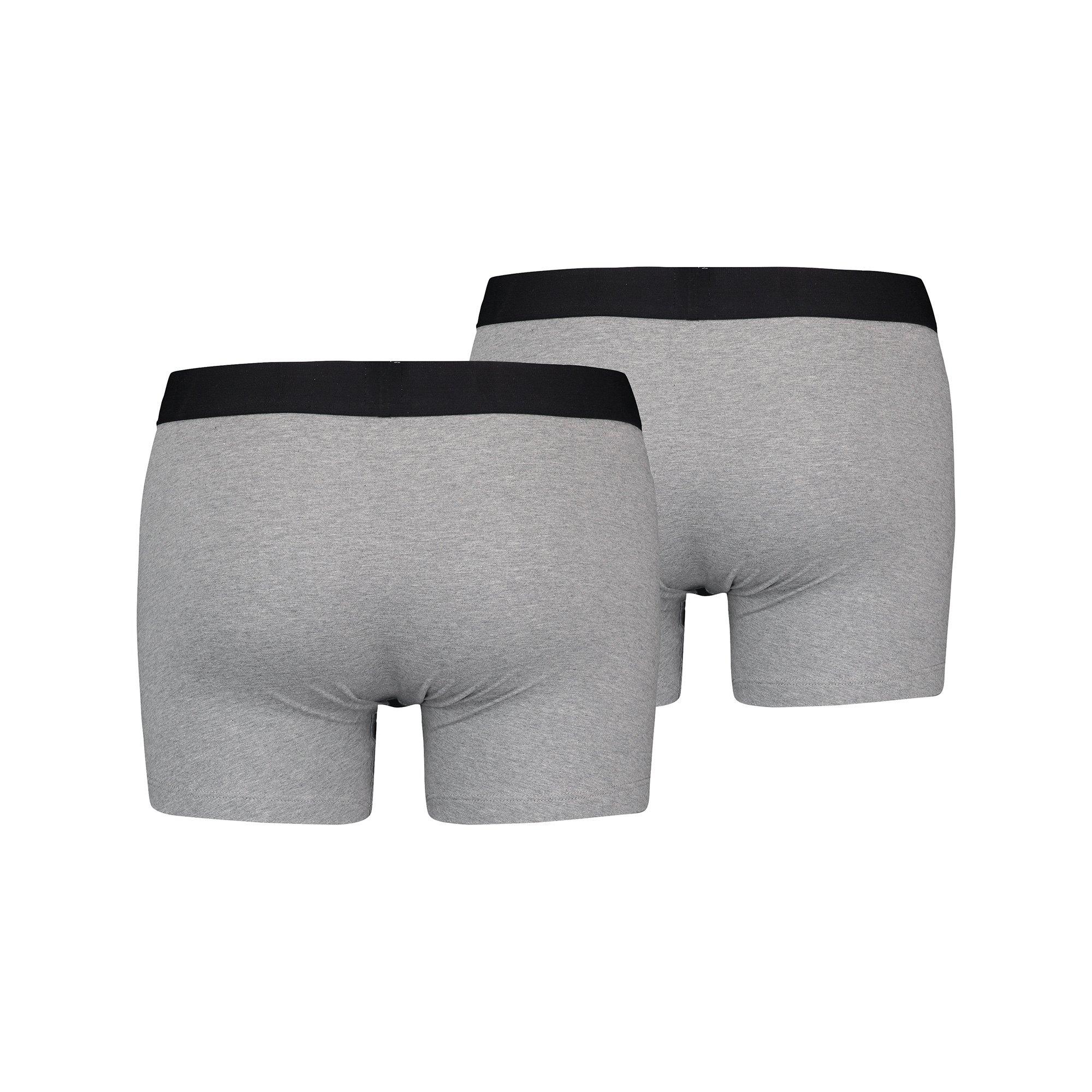 Levi's® Solid Basic Boxer Brief Cotone Biologico Confezione Doppia  