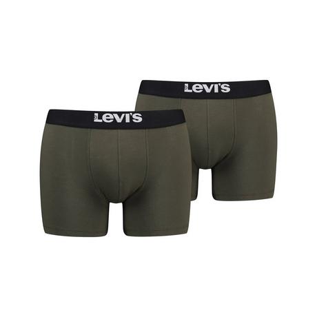 Levi's® LEVIS MEN SOLID BASIC BOXER BRIEF ORGANIC CO 2P Culotte, 2-pack 