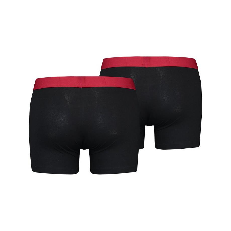 Levi's® Solid Basic Boxer Brief Cotone Biologico Confezione Doppia  