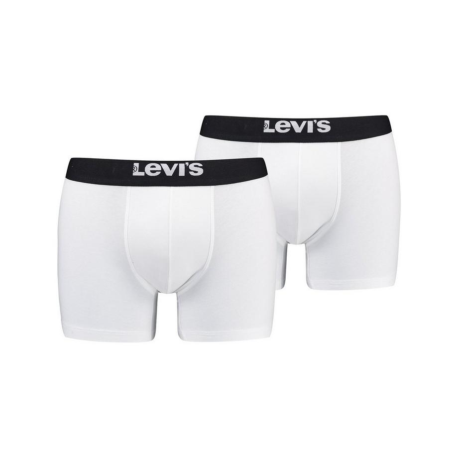 Levi's® Solid Basic Boxer Brief Coton Biologique Lot de deux  
