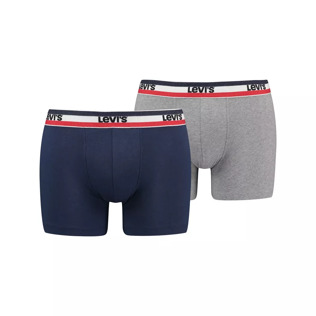 Levi´s Underwear Boxers 701223908 2 Unités Dress Blues L Homme