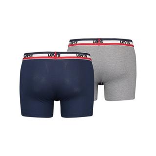 Levi's® Sportswear Logo Bio-Baumwolle Boxer Briefs 2er-Pack  