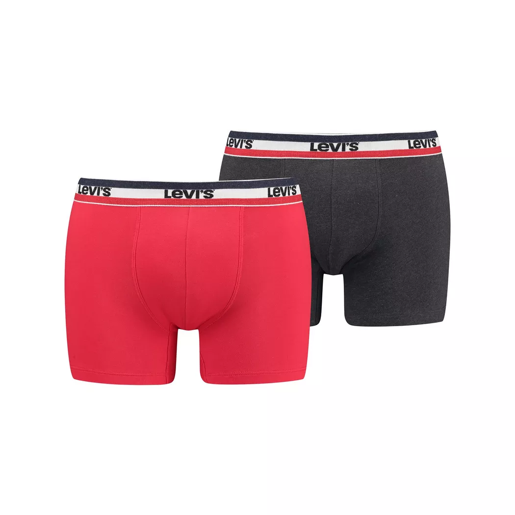 Levi´s Underwear Boxers 701223908 2 Unités Red / Black M Homme 8
