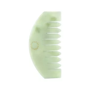 Peigne Gua Sha En Jade - Peigne Cuir Chevelu Et Nuque