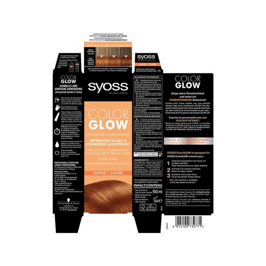 syoss Color Glow  Coloration de soins pour cheveux 