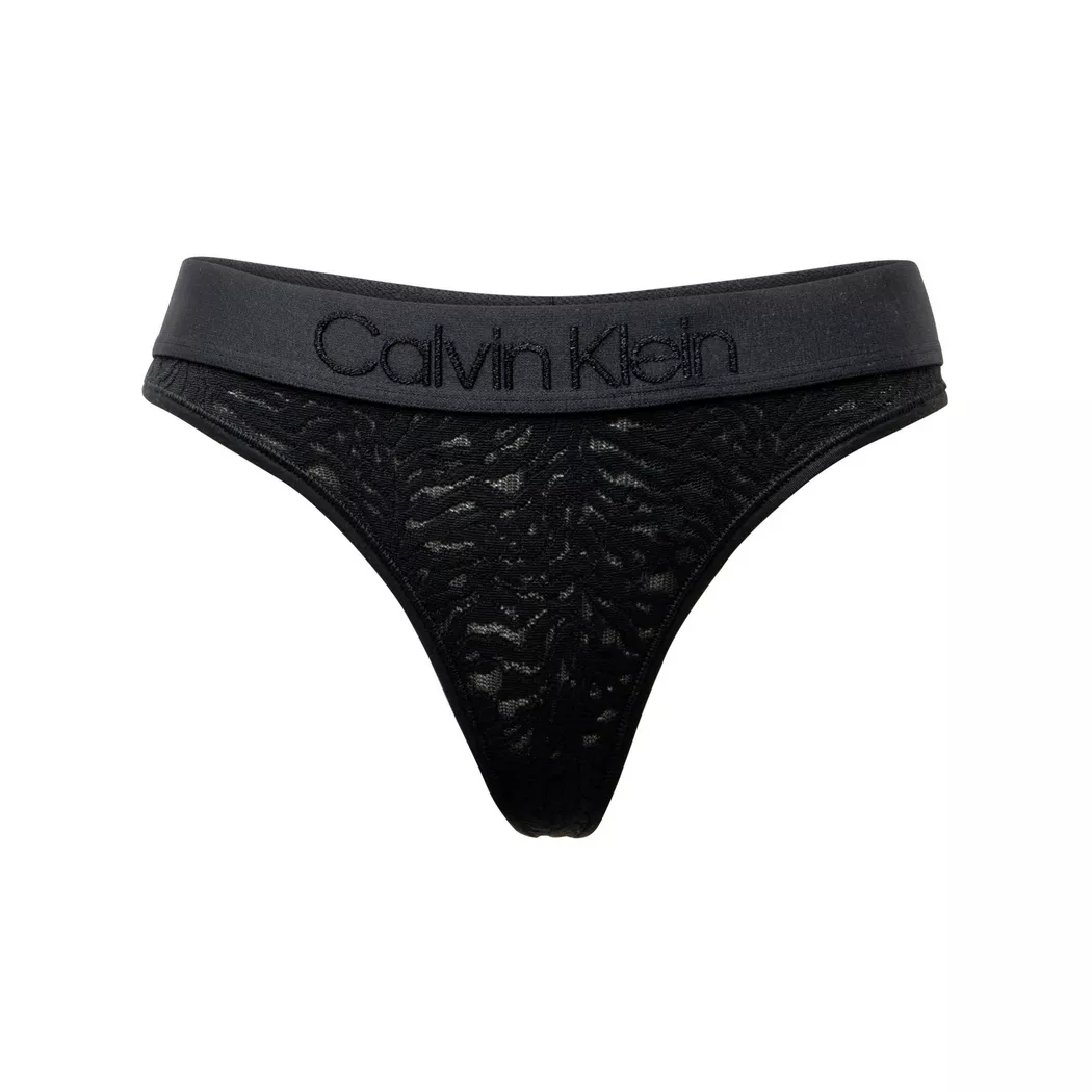 Calvin Klein String Lv00qf8444 Black XL Femme 7