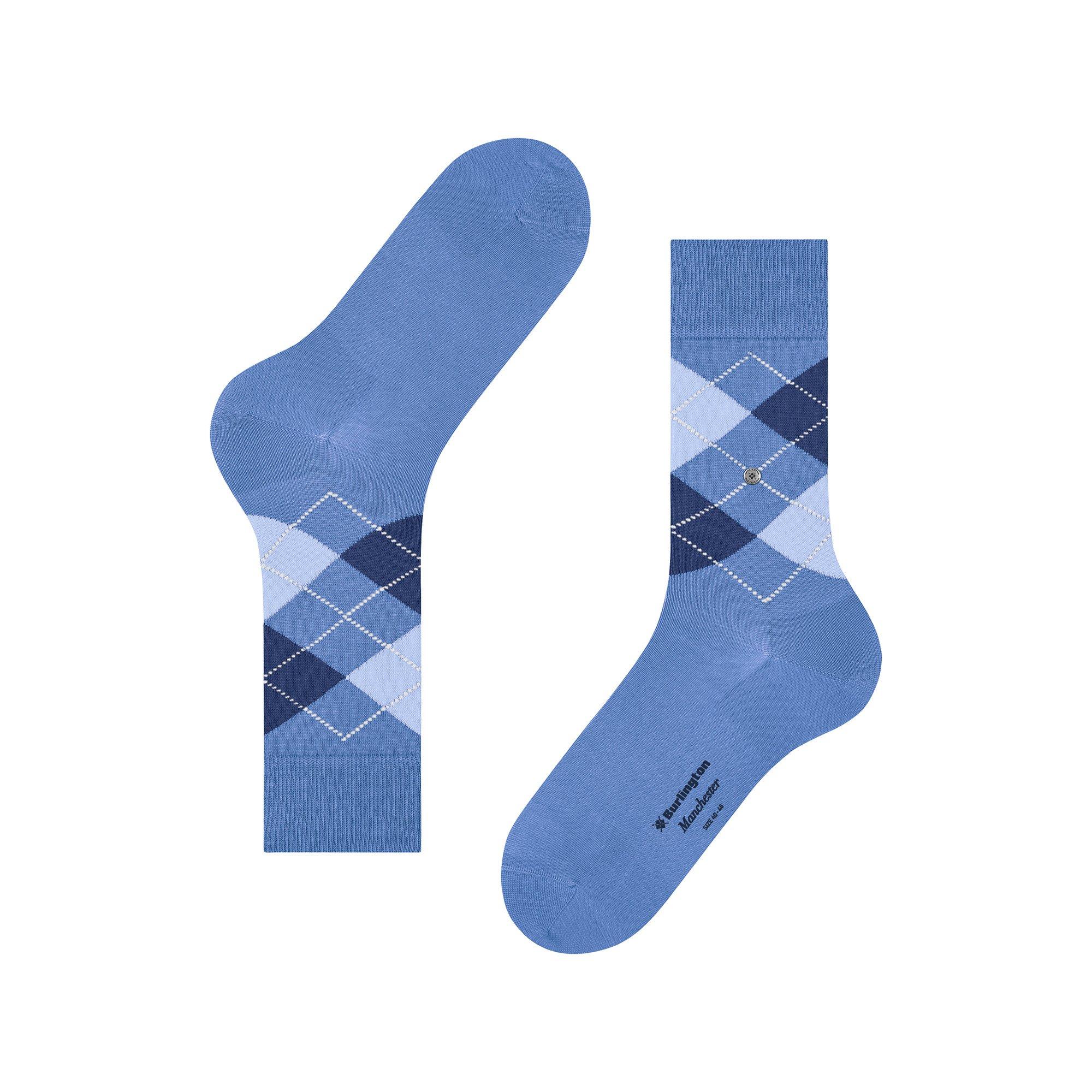 Burlington Manchester Chaussettes Hauteur Mollet Argyle  