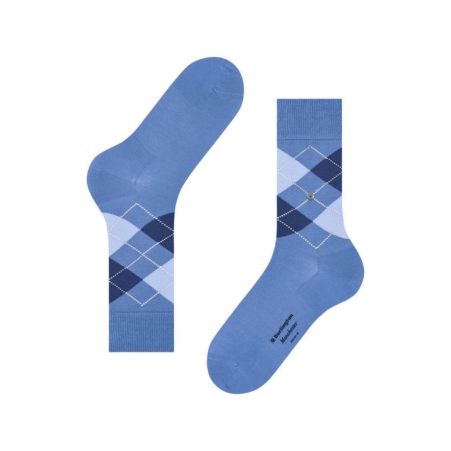 Burlington Manchester Chaussettes Hauteur Mollet Argyle  