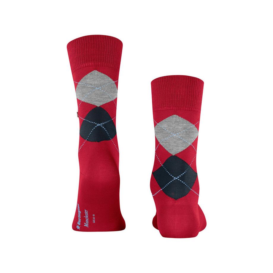 Burlington Manchester Chaussettes Hauteur Mollet Argyle  