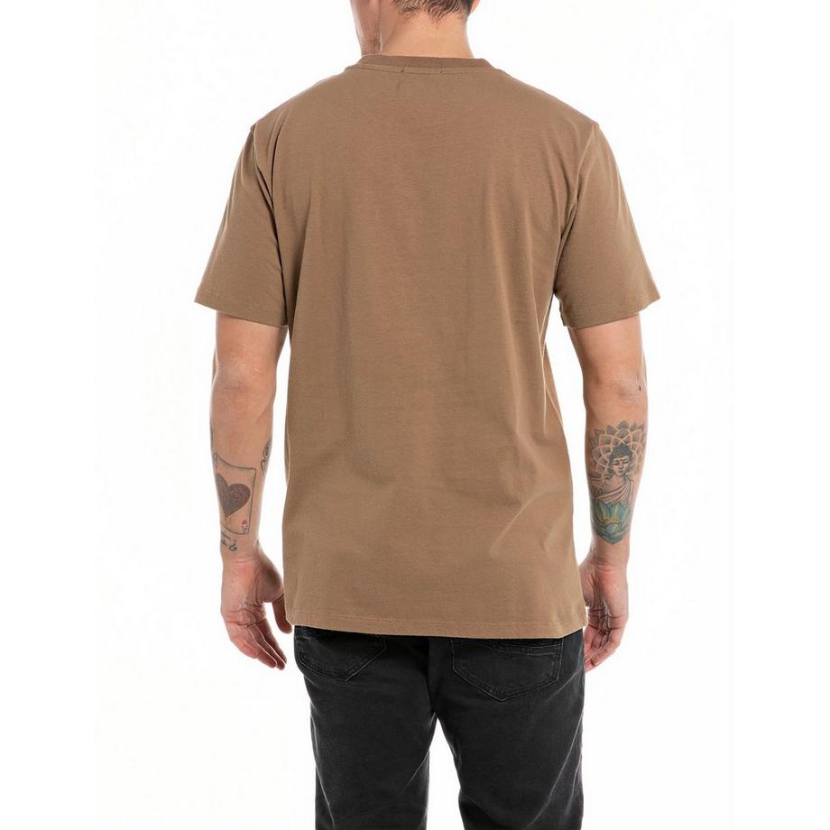 REPLAY T-shirt Maniche Corte Girocollo con Stampa Grafica  