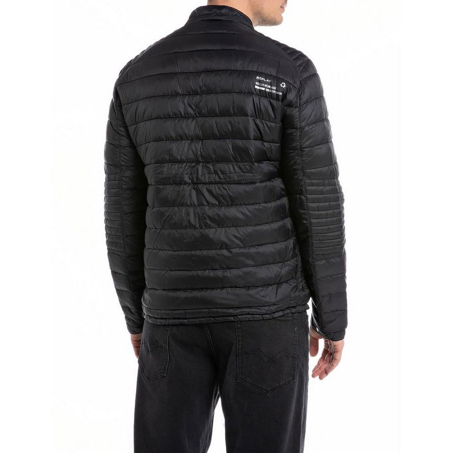 REPLAY Wattierte Bikerjacke Slim Fit  
