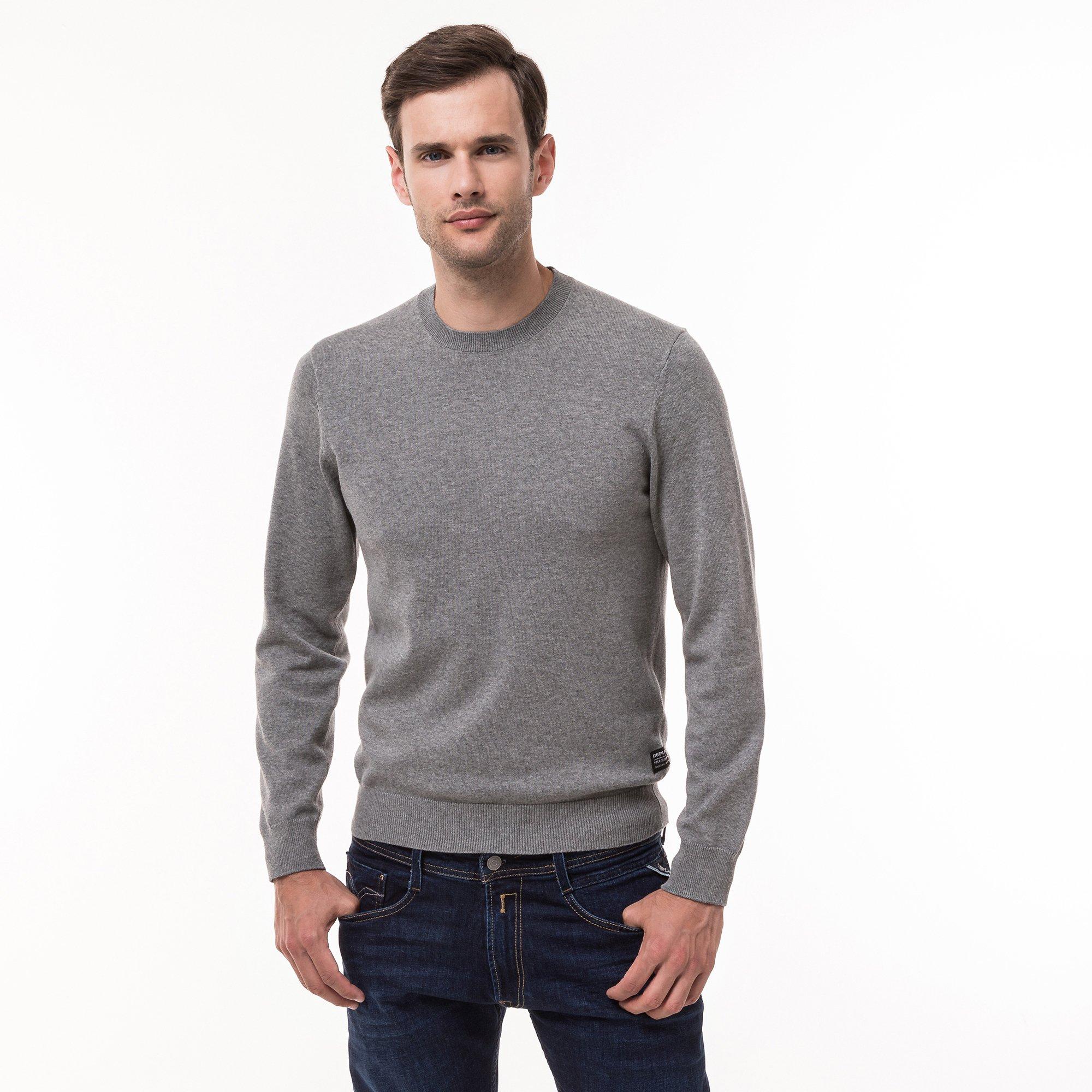 Image of Pullover Herren Grau L