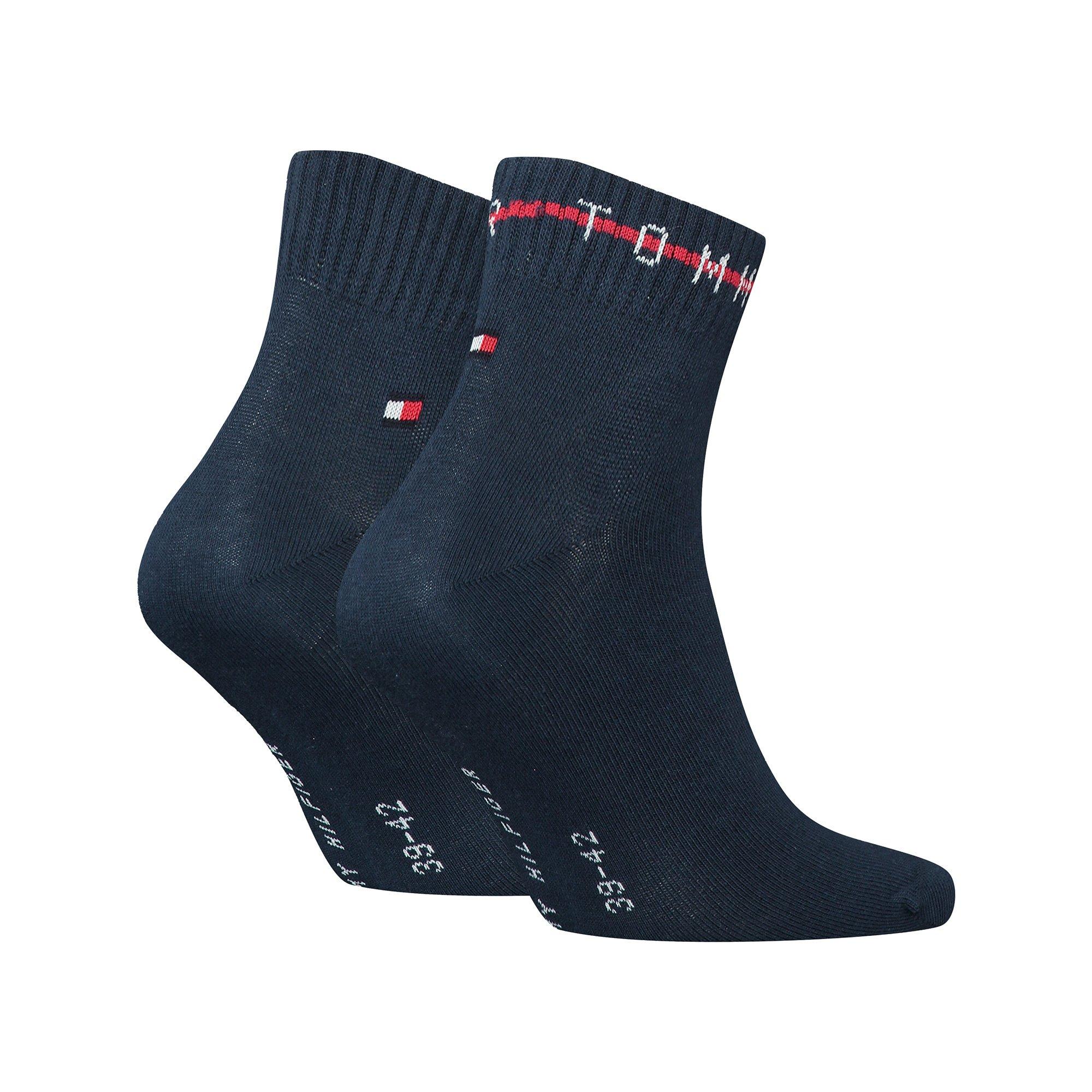 TOMMY HILFIGER TH MEN QUARTER 2P CF2Y Duopack, Sneaker Socken 