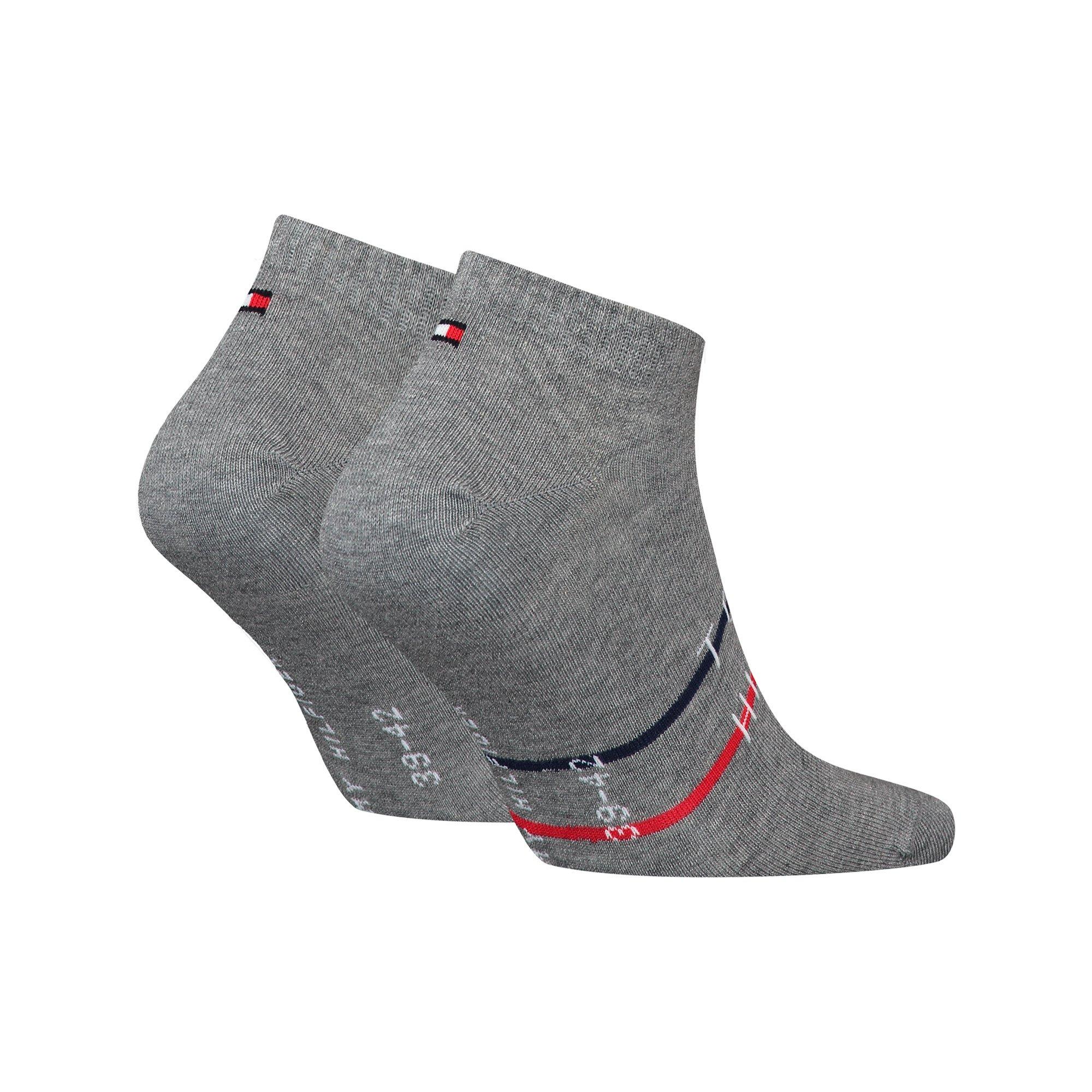 TOMMY HILFIGER TH MEN SNEAKER 2P CF2Y Lot de 2 paires de chaussettes sneakers 