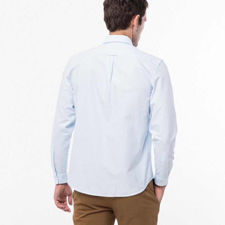 LACOSTE CH1911 Oxford Regular Fit Camicia a Maniche Lunghe  