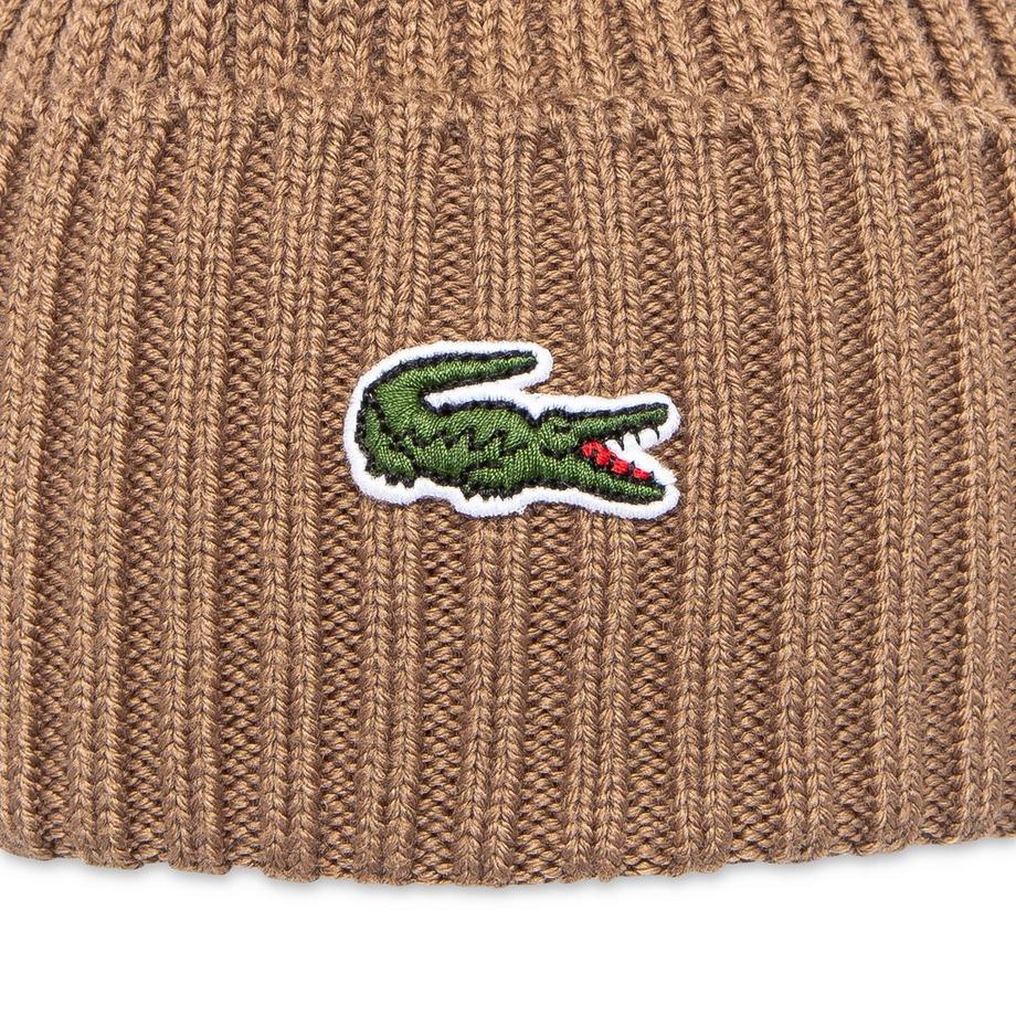 LACOSTE RB0001 Bonnet tricot côtelé  