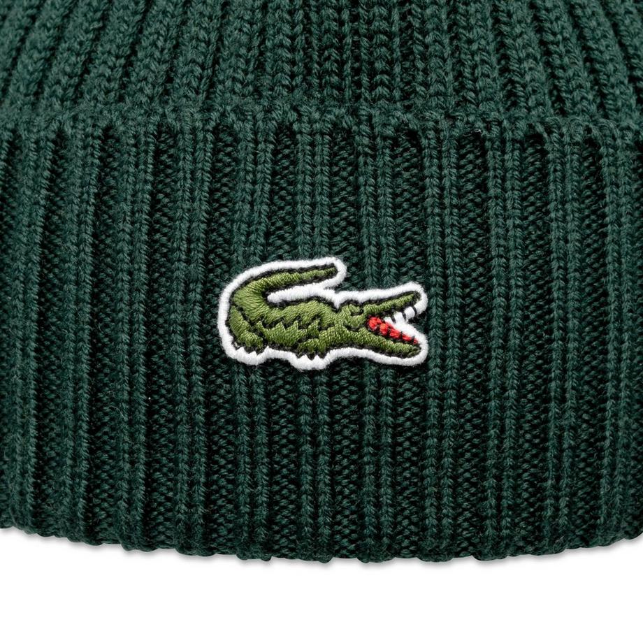 LACOSTE RB0001 Bonnet tricot côtelé  