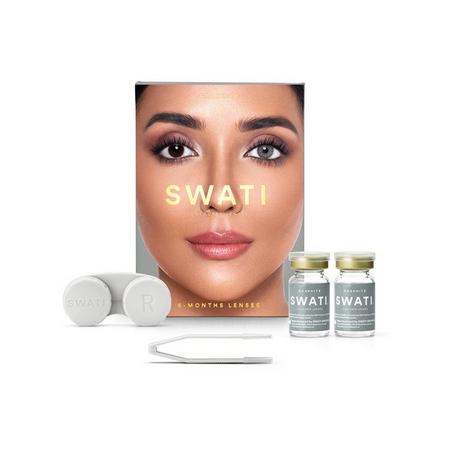 SWATI  Graphite Farbige Kontaktlinsen für 6 Monate 