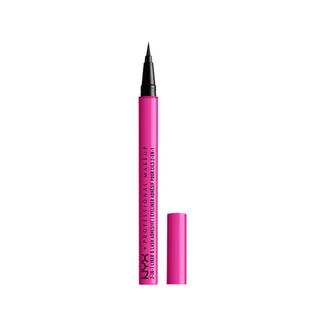 NYX-PROFESSIONAL-MAKEUP - Jumbo Lash! 2-in-1 Liner & Lash Adhesive, 1 ml, Baddest Black