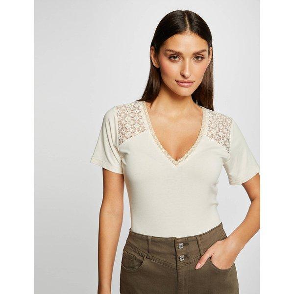 Image of T-shirt Damen Elfenbein M