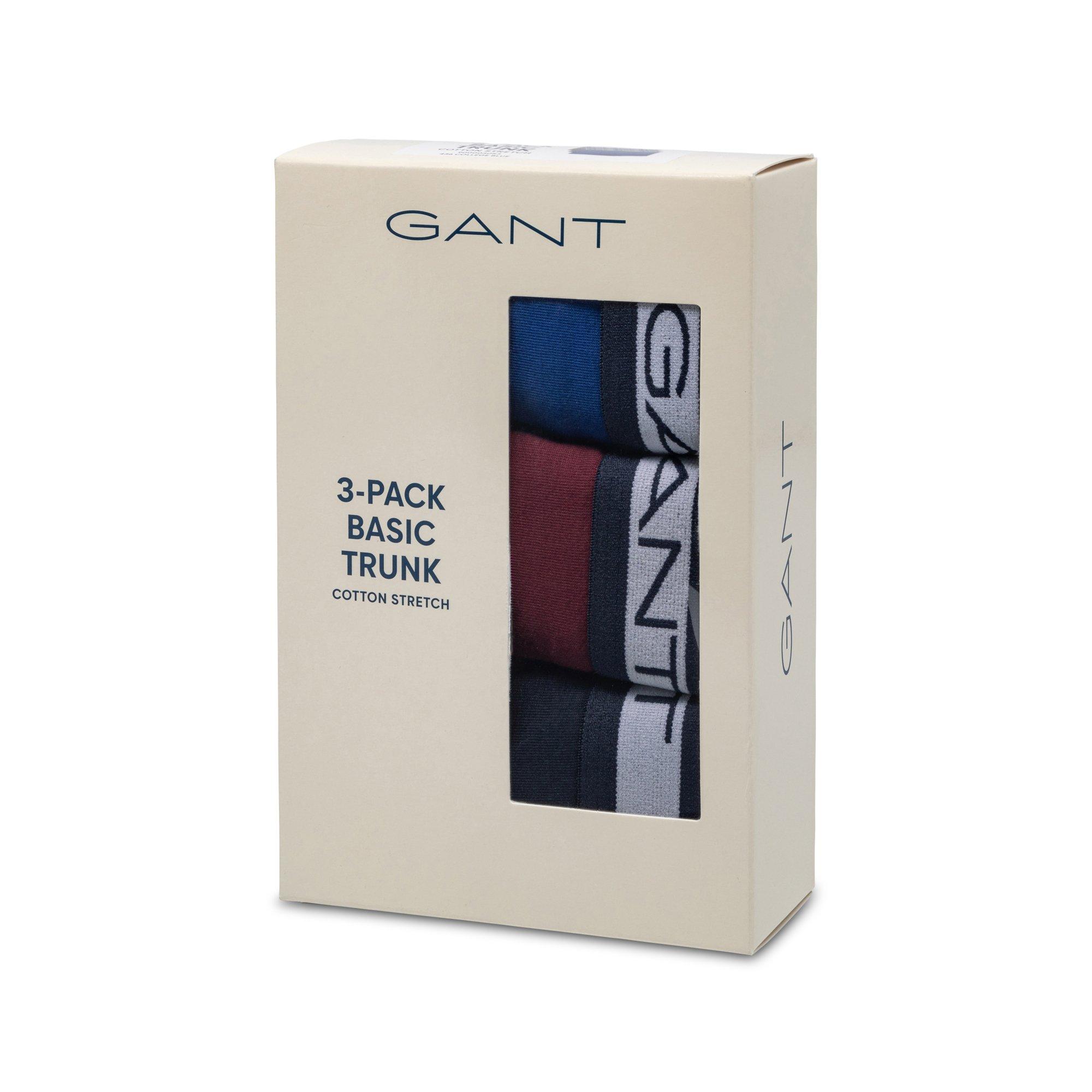GANT Basic Trunks 3P Boxer Shorts Slim Fit  