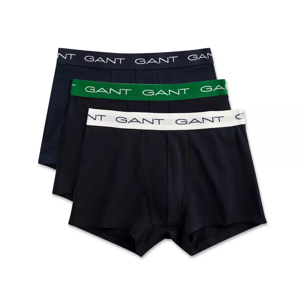 Gant - Triopack, Pantys, für Herren, Nachtblau, Größe XL 2
