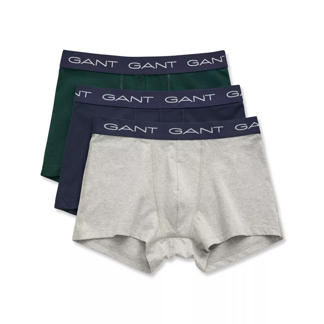 Gant Boxers 90000300393 3 Unités Grey Melange S Homme