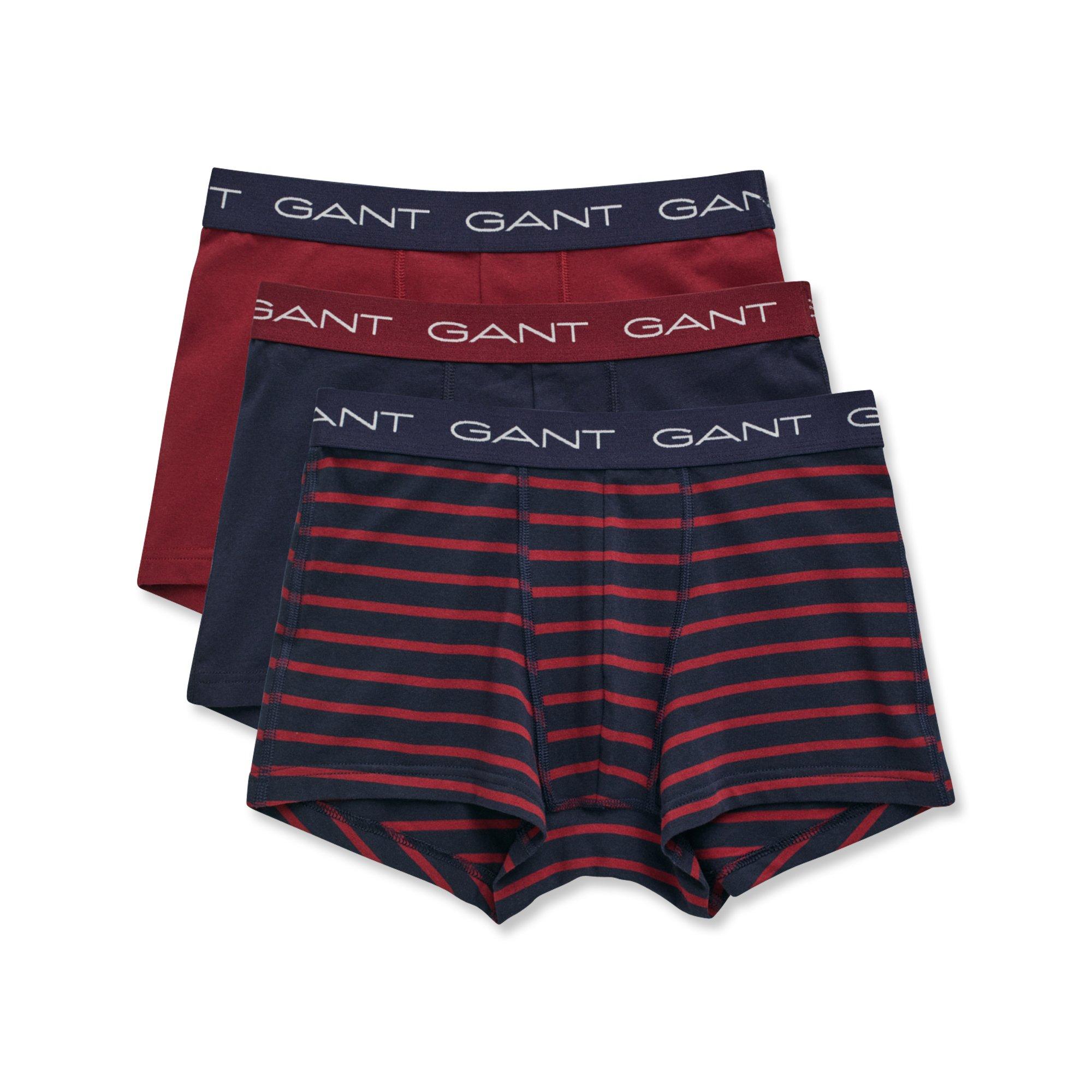 GANT Trunks 3P Stripes Lot de 3 boxers 