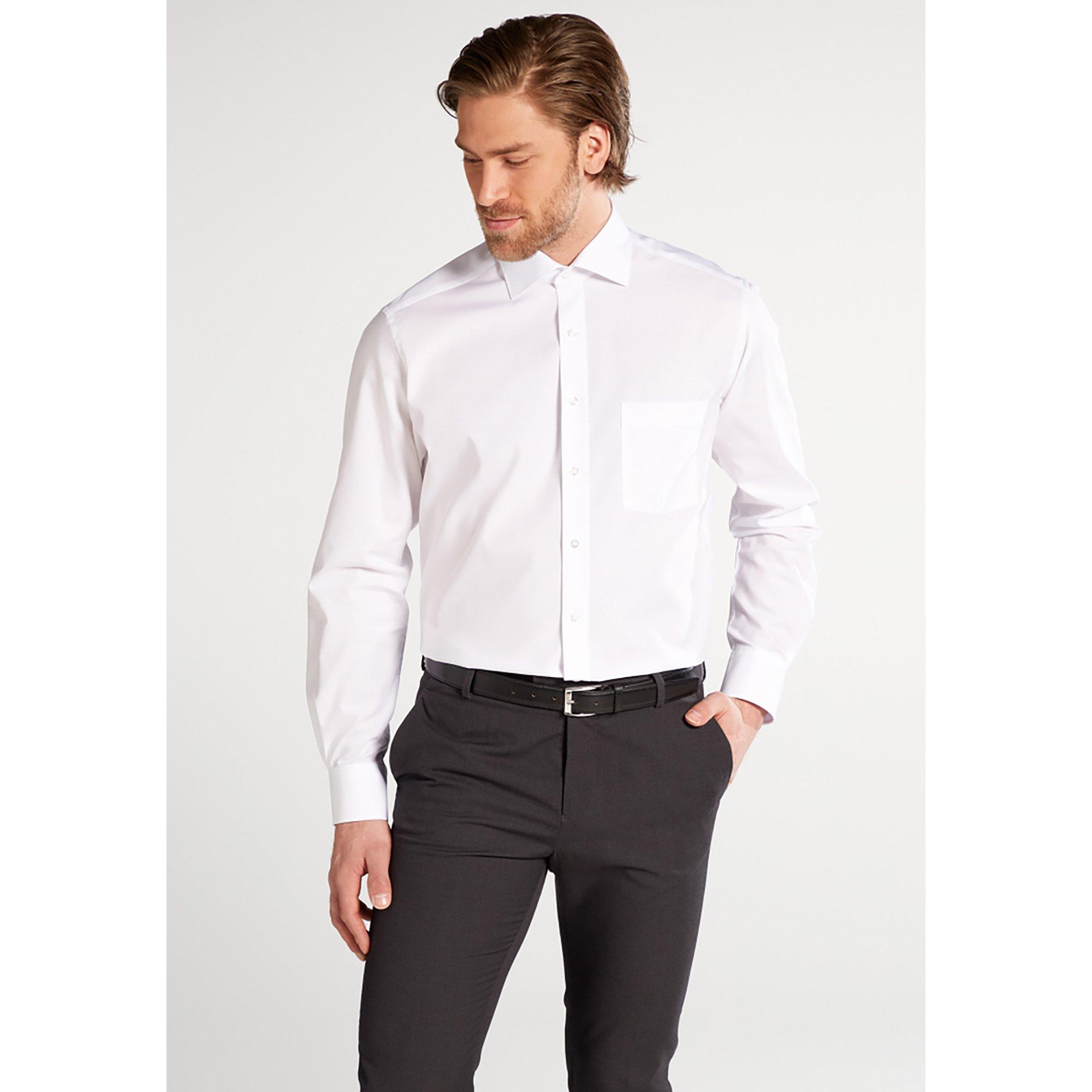 Image of Hemd, Modern Fit, Langarm Herren Weiss 38