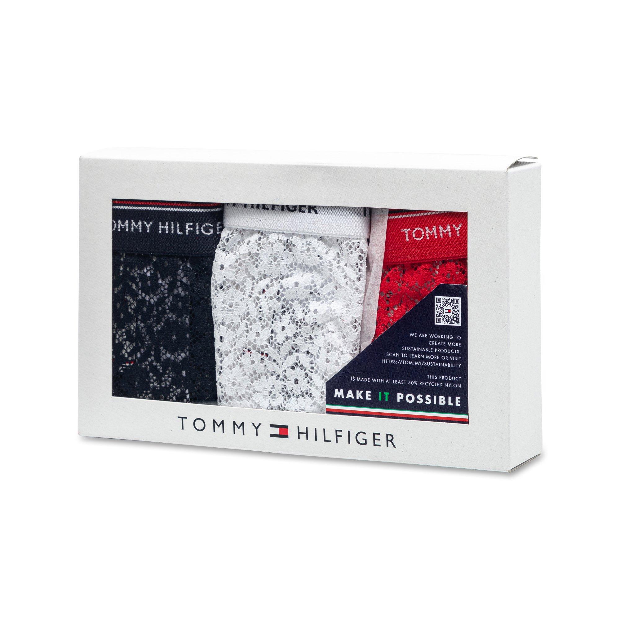 TOMMY HILFIGER Premium Essentials Slips en dentelle florale Multipack  