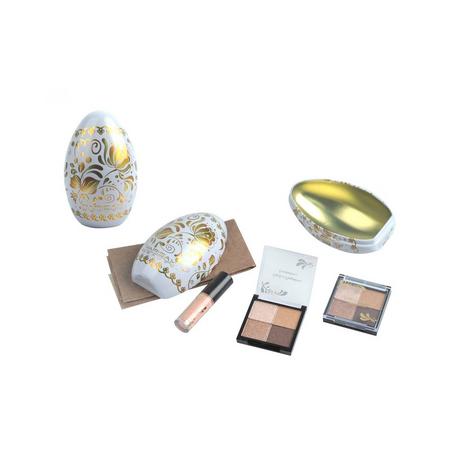 PARISAX  Metal Egg Box with Makeup  