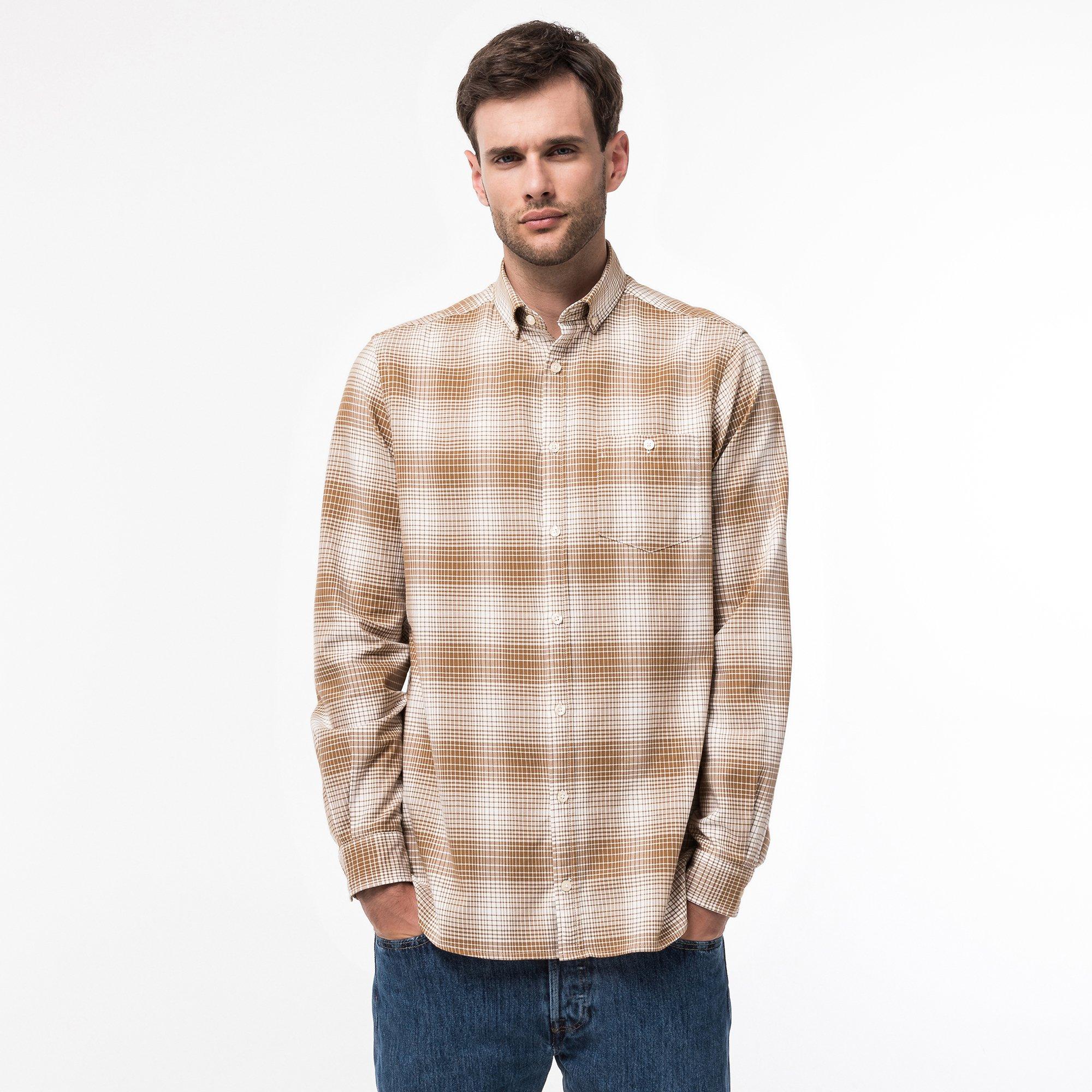 Image of Hemd, Classic Fit, Langarm Herren Senfgelb L