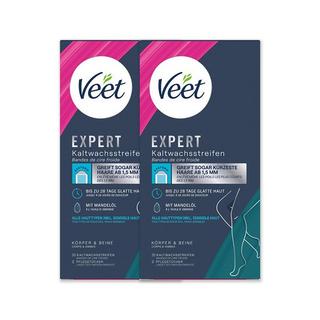 Veet Exp K-wasstreif Corps/Bein Duo Expert Kaltwachsstreifen Körper & Beine Duo 