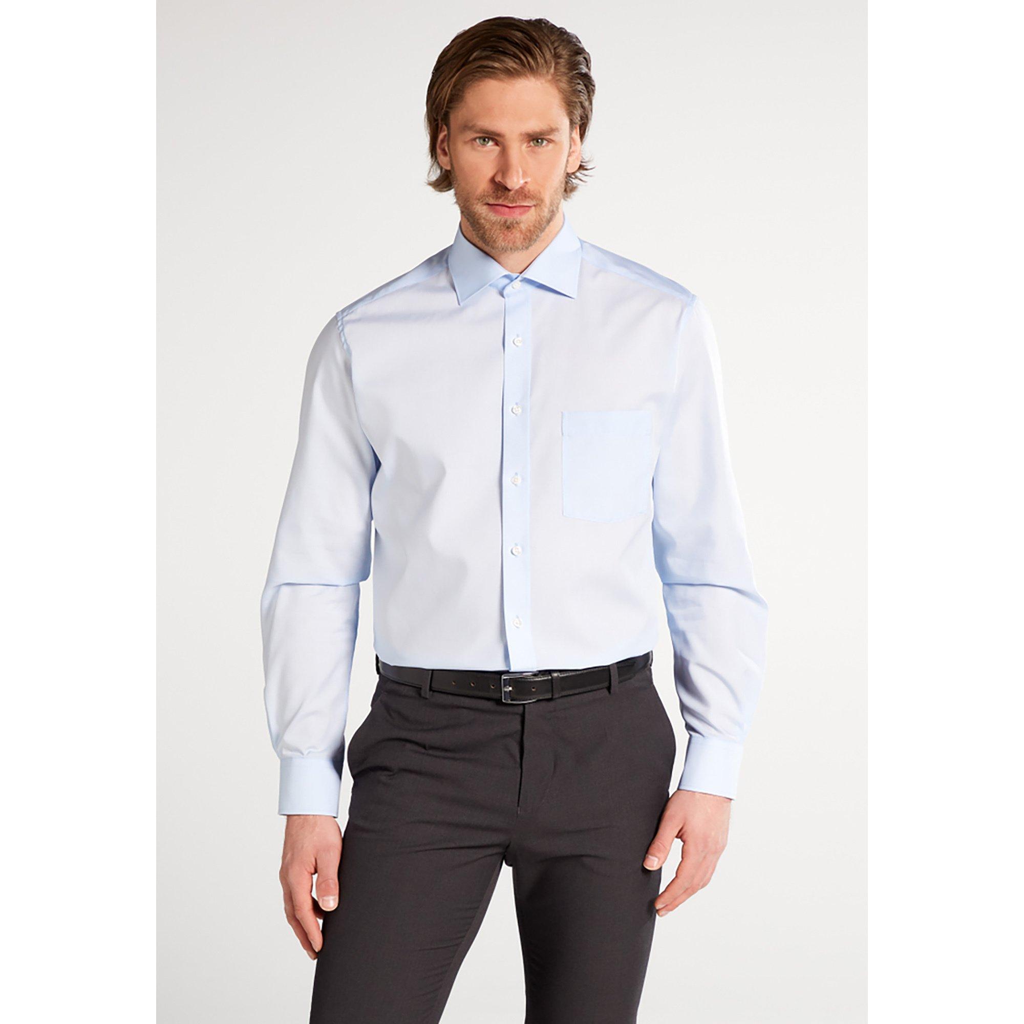 Image of Hemd, Modern Fit, Langarm Herren Hellblau 42