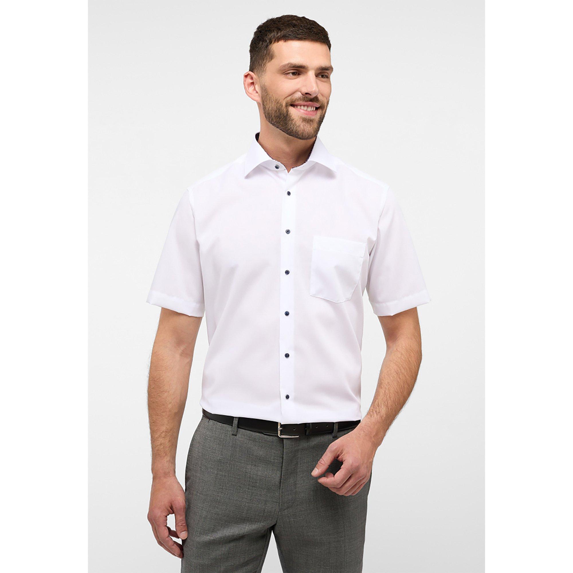 Image of Hemd, Modern Fit, Kurzarm Herren Weiss 39