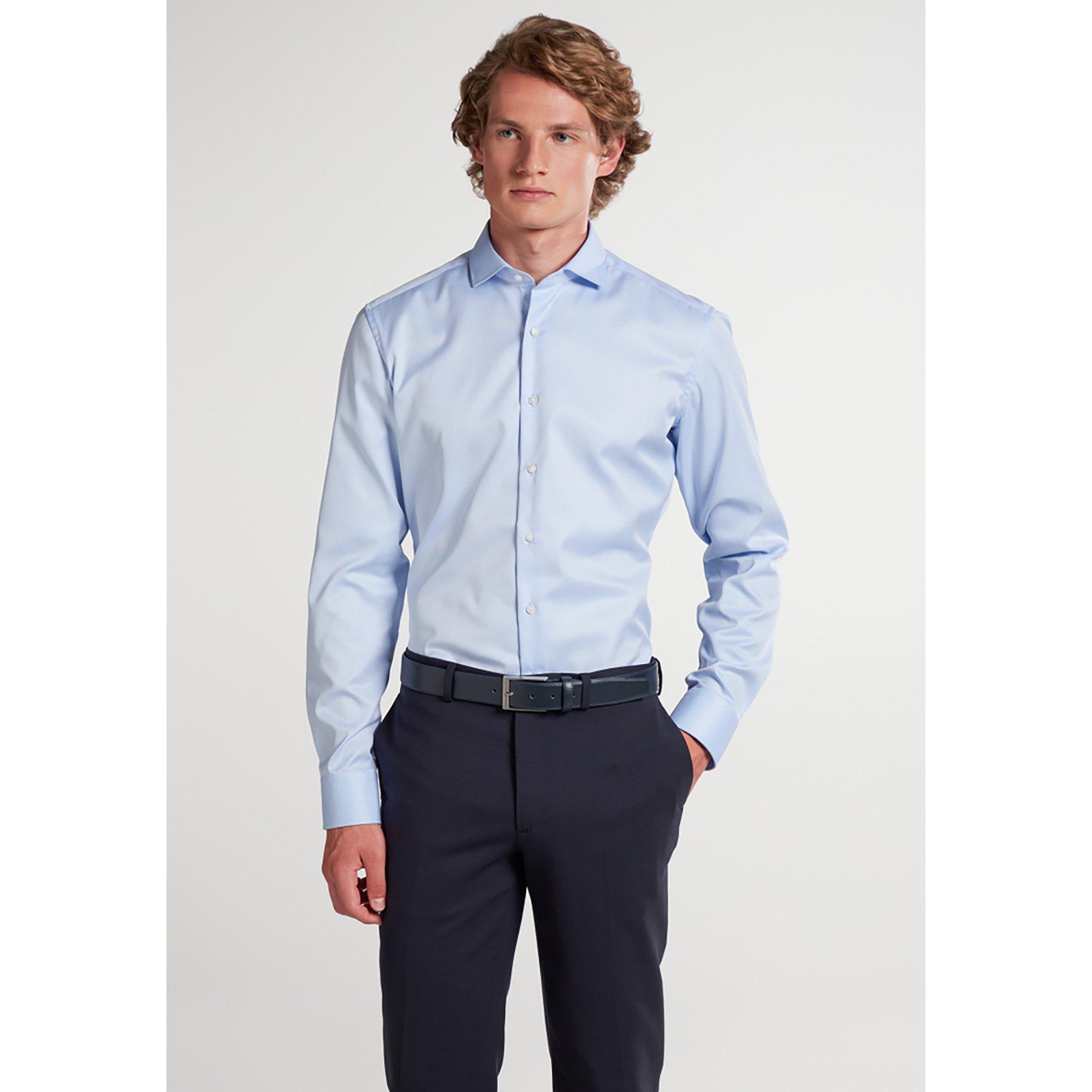 Image of Hemd, Slim Fit, Langarm Herren Hellblau 40