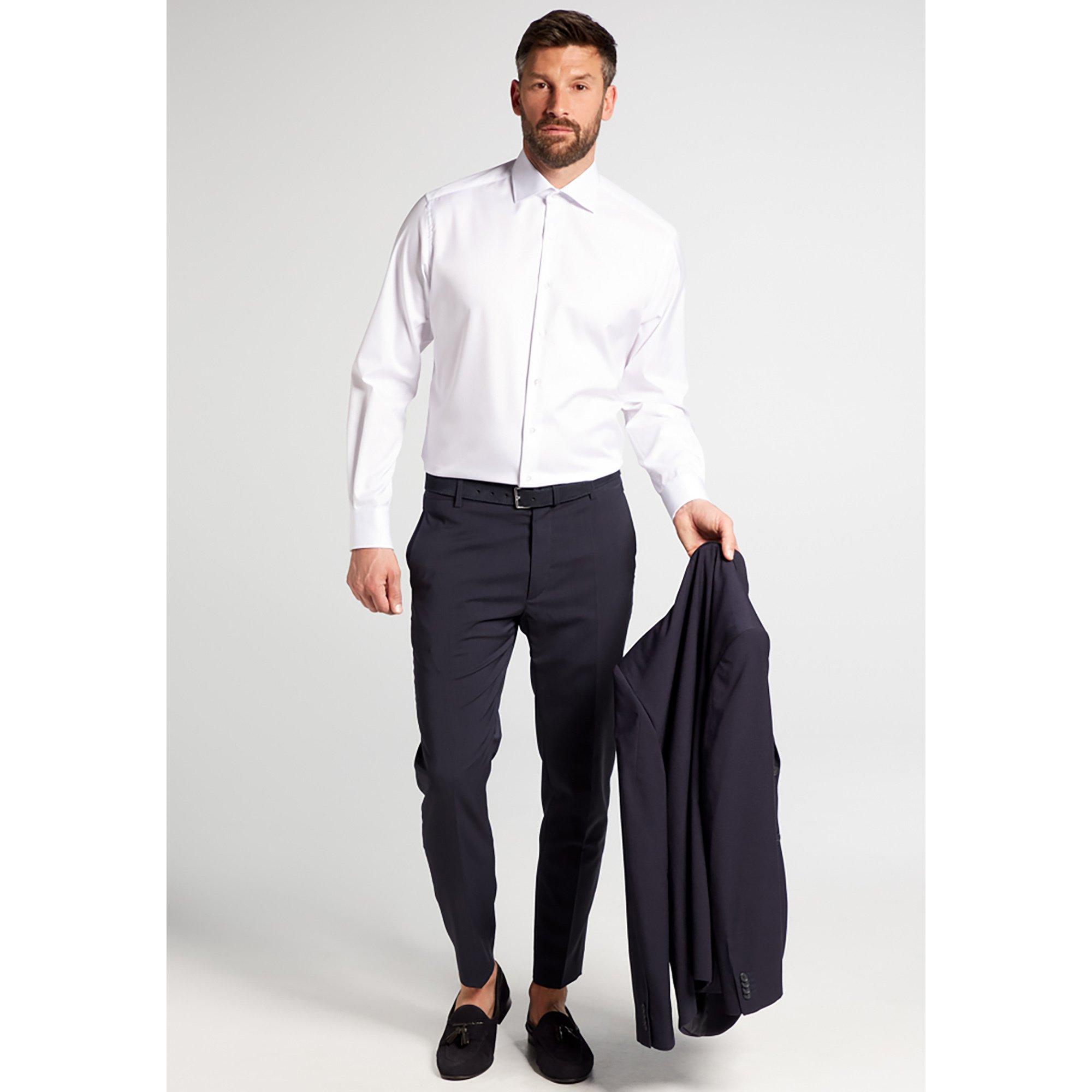 Image of Hemd, Modern Fit, Langarm Herren Weiss 39