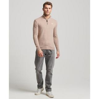 Superdry ESSENTIAL EMB KNIT HENLEY Pullover 