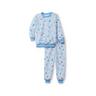 CALIDA Pyjama-Set lang, mit Bündchen  Blau