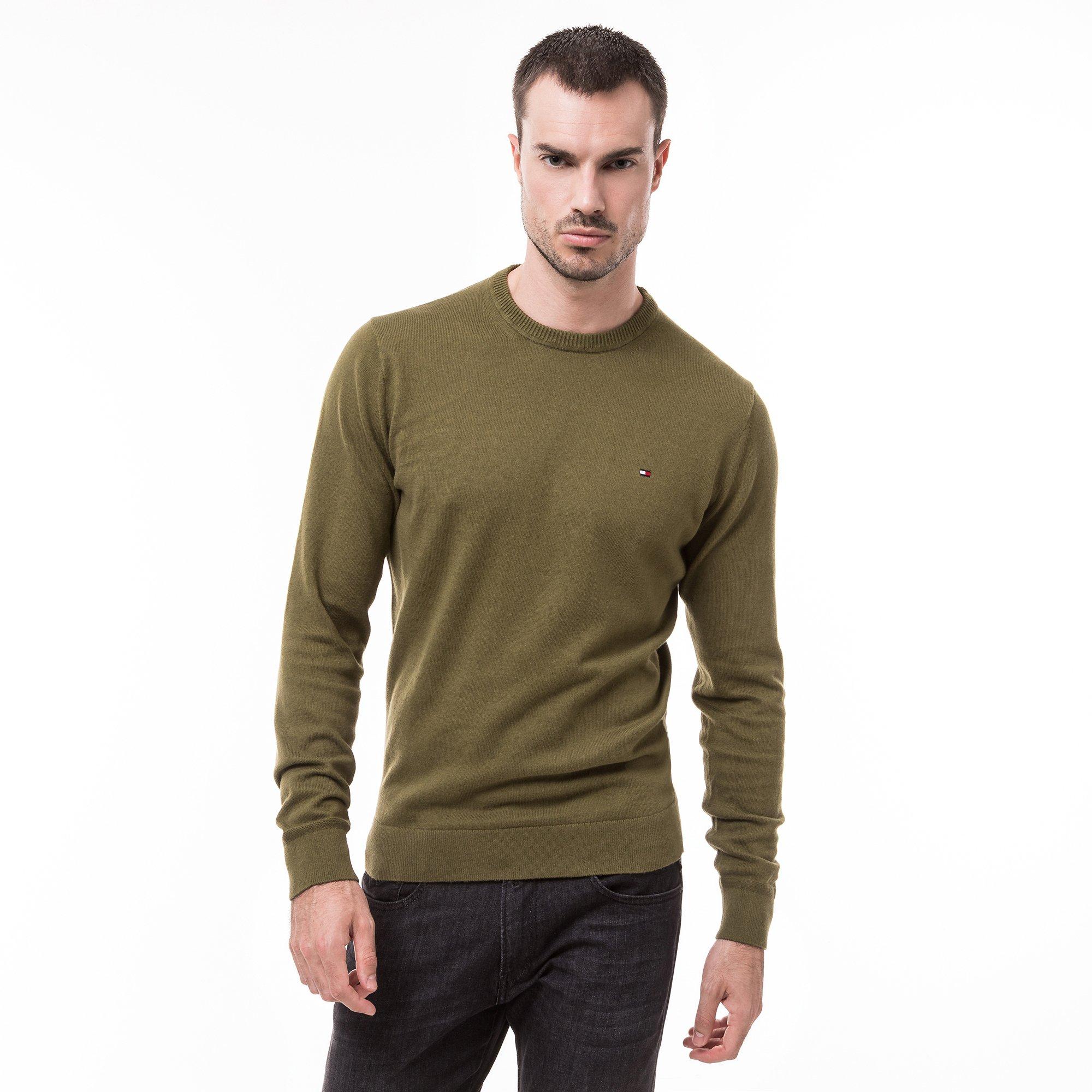 Image of Cashmere Pullover Herren Grün S