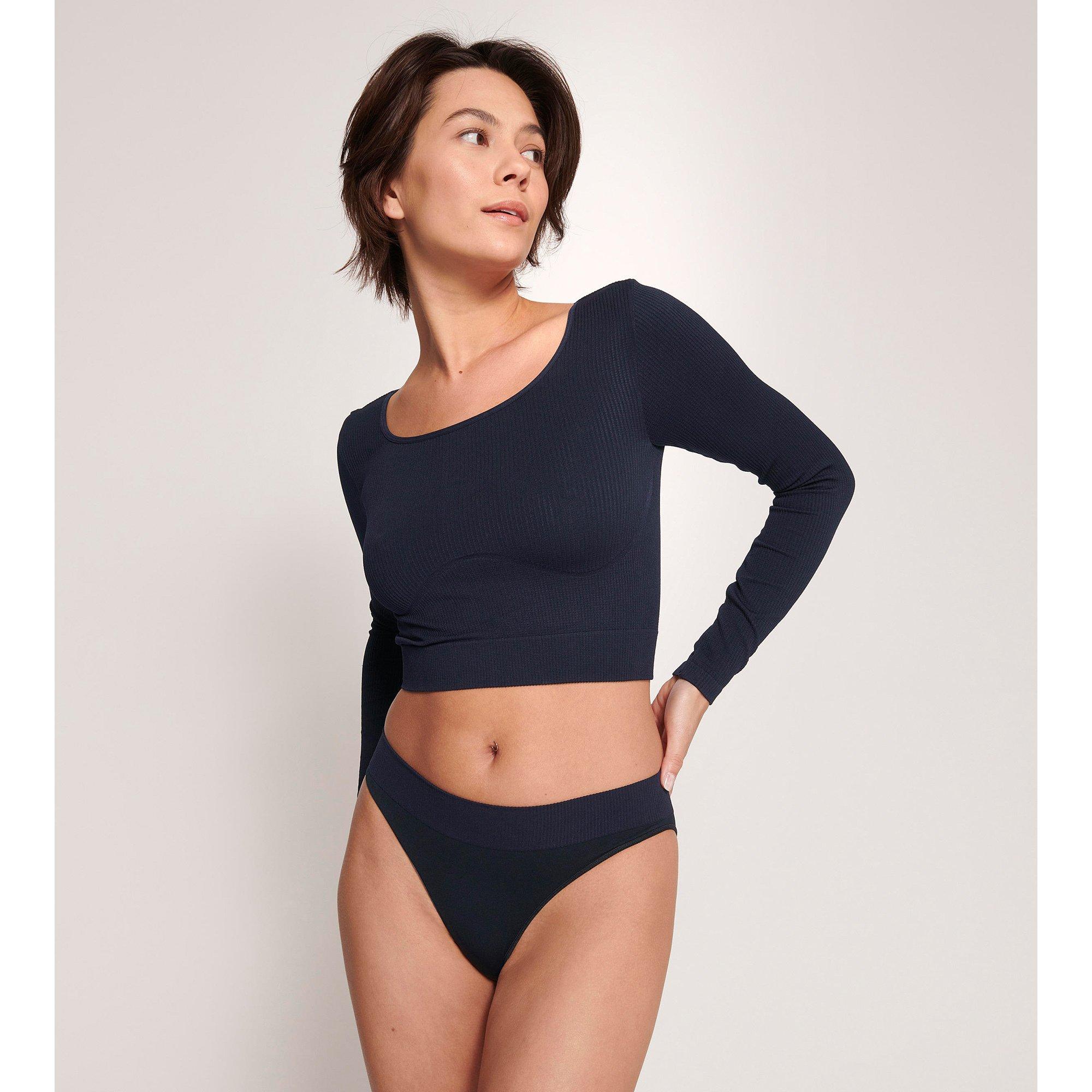 sloggi EVER Infused Aloe Crop Top Maniche Lunghe  