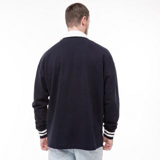 TOMMY HILFIGER PREP RUGBY Gestreiftes Polokragen Sweatshirt  