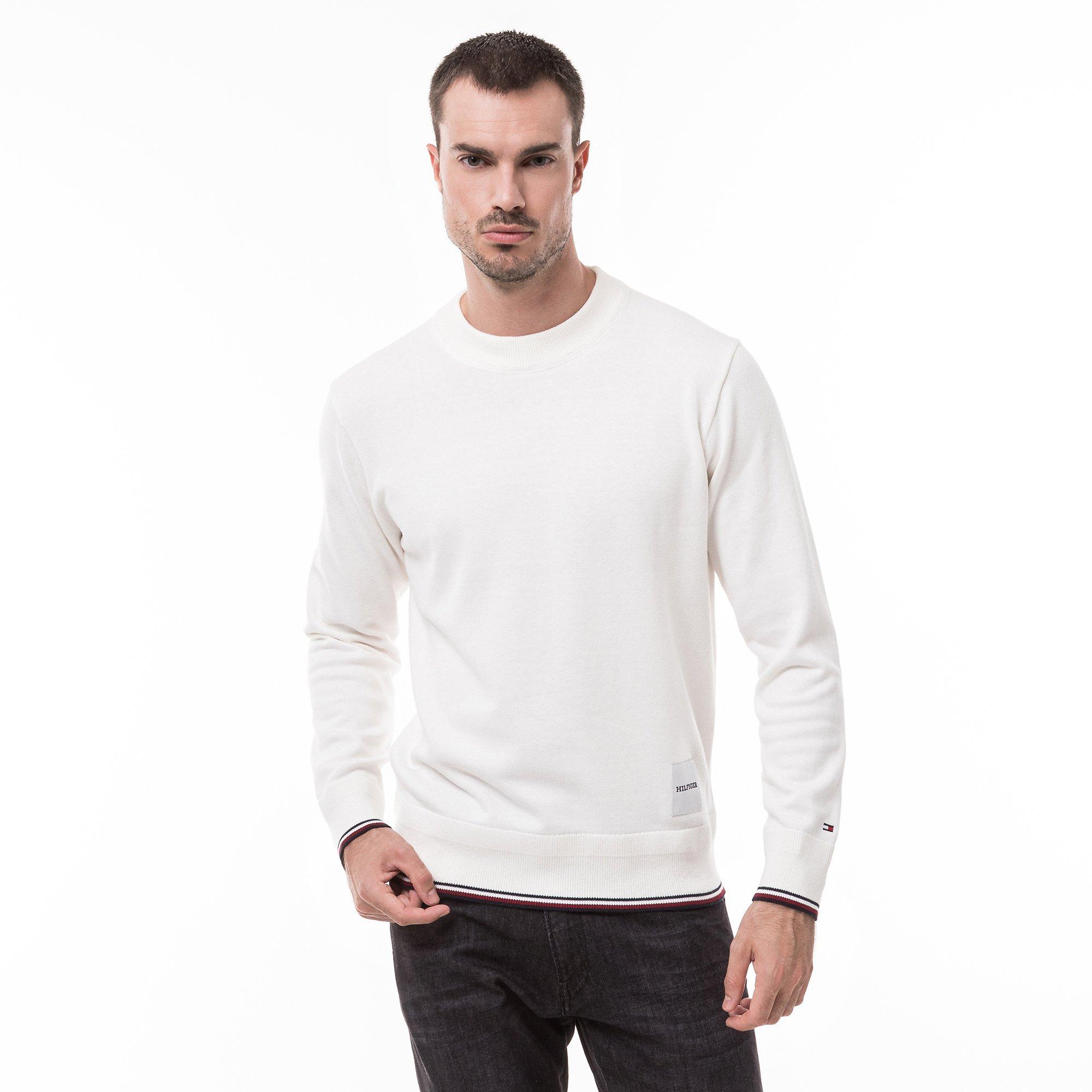 TOMMY HILFIGER MONOTYPE GS TIPPED CREW NECK Pullover 