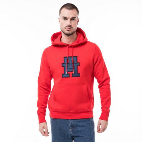 TOMMY HILFIGER MONOGRAM APPLIQUE HOODY Felpa 